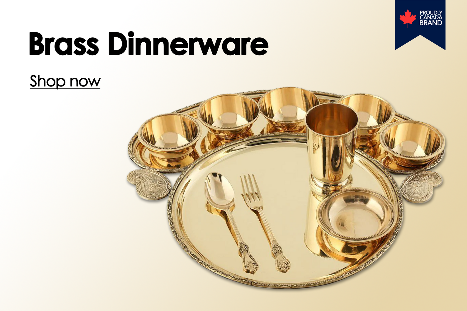 Brass Dinnerware - Sama Homes
