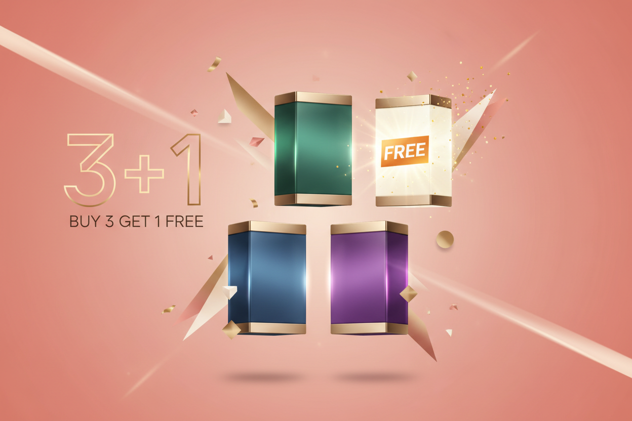 Buy 3 Get 1 Free