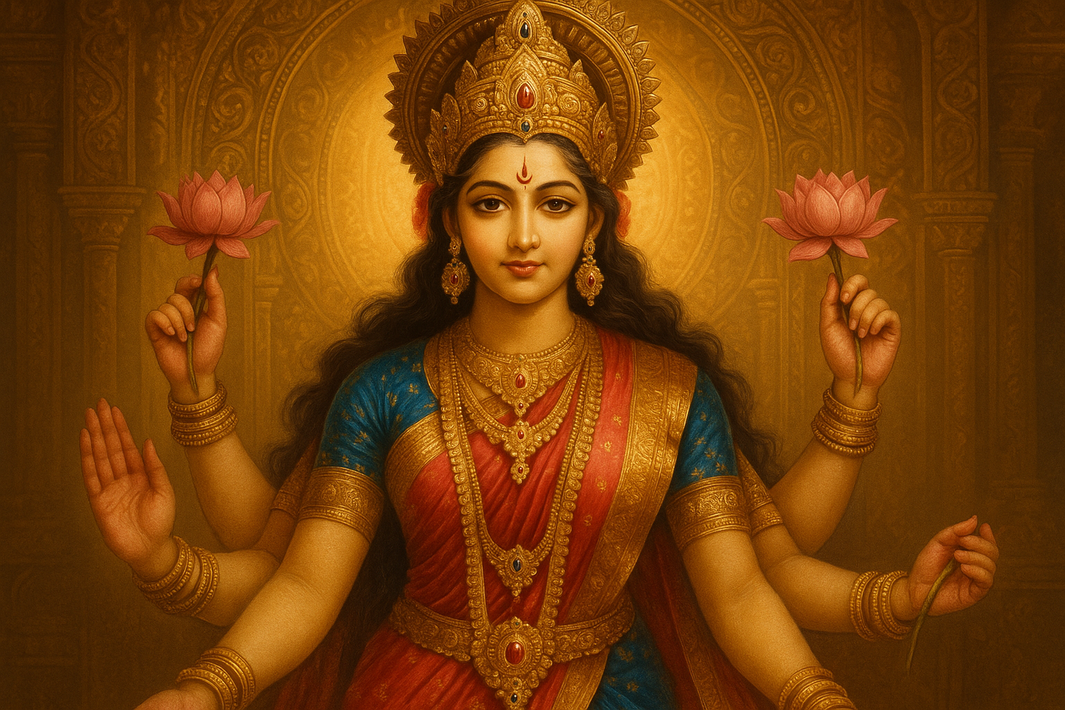 Goddess Devis Brass Idols & Statues | Durga, Lakshmi, Parvati, Saraswati, Tara & More – Sama Homes