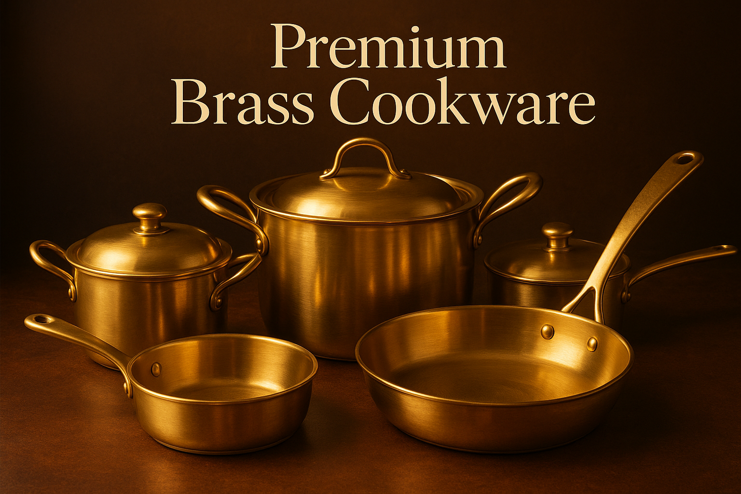 Sama Homes Premium Brass Cookware