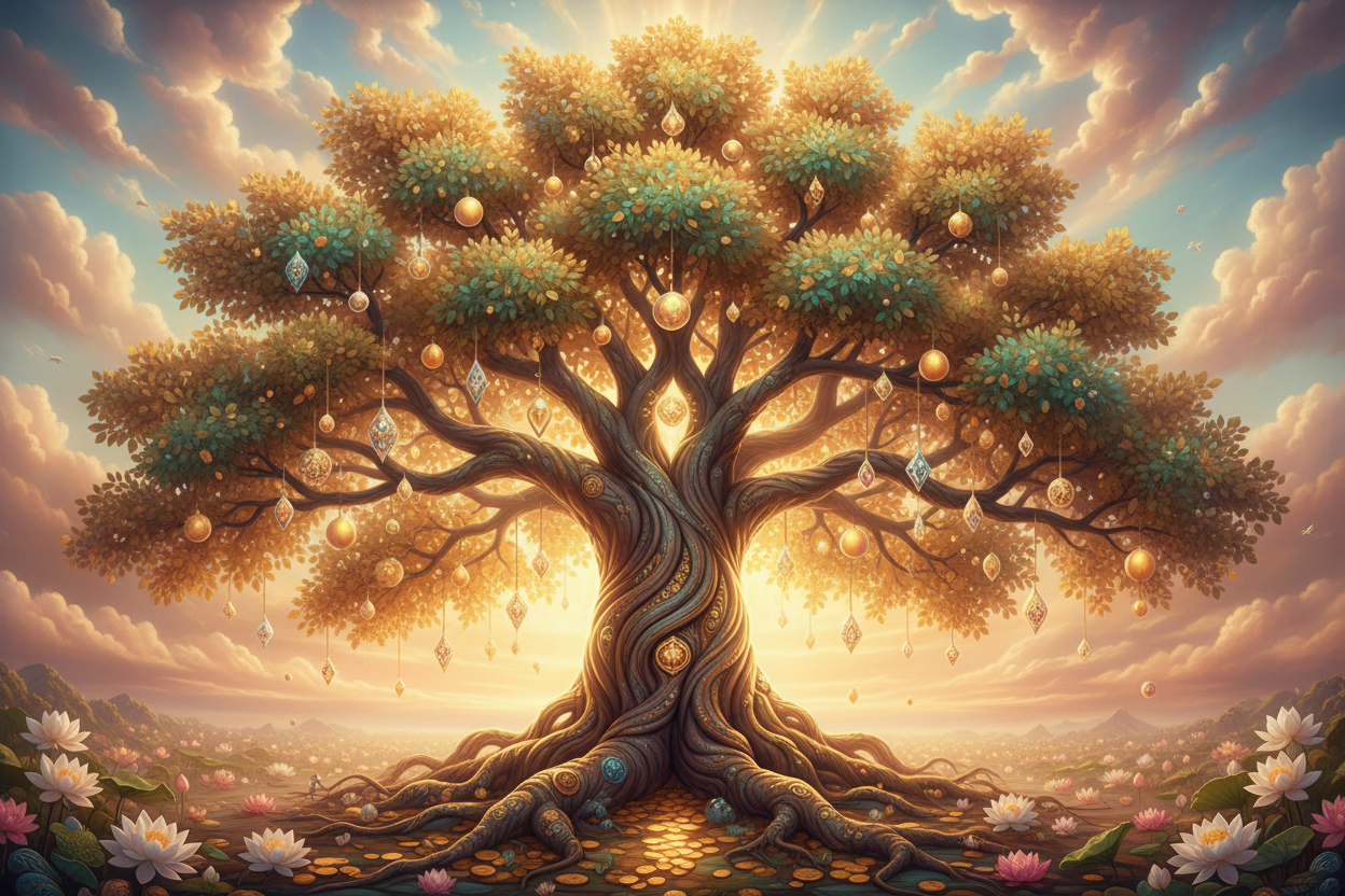 Kalpavriksha Tree – Divine Symbol of Abundance & Prosperity