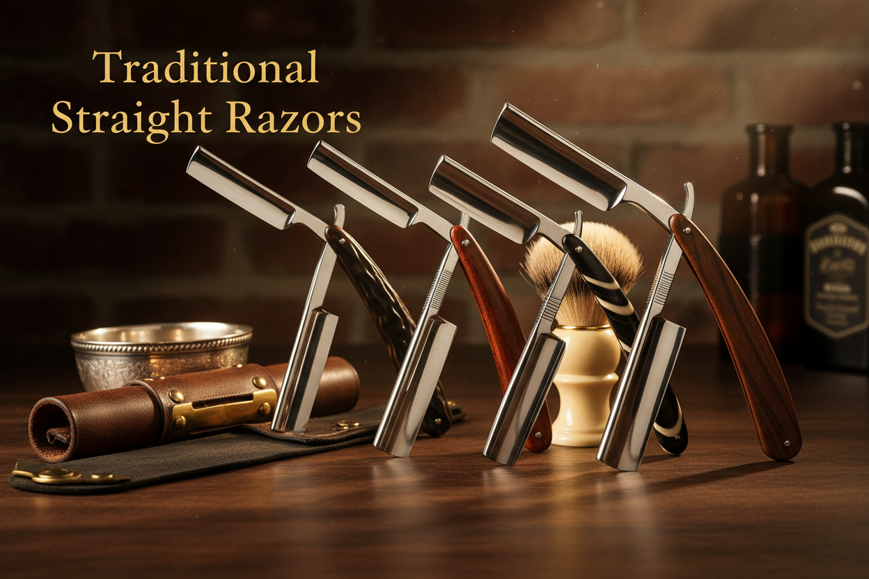Traditional Razor Case Premium Traditional Straight Razors | Heirloom Quality | Sama Homes