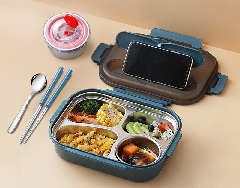 304 Stainless Steel Lunch Box, Fresh-keeping Box With Soup Cup, Insulated Lunch Box – Image 15 - Image 15