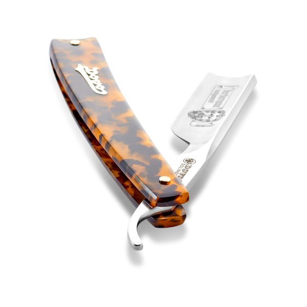 DV-803513, Dovo Straight Razor Barbarossa, 5/8”, carbon, 1/1 full hollow, Spanish head - Eco-friendly - Sama Homes