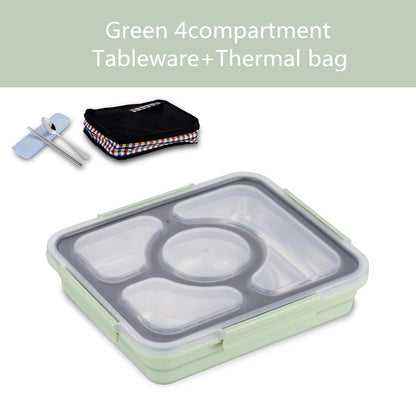 304 Stainless Steel Insulated lunch Box Student Lunch Box With Lid