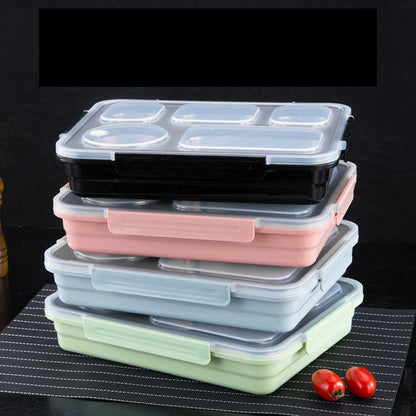 304 Stainless Steel Insulated lunch Box Student Lunch Box With Lid