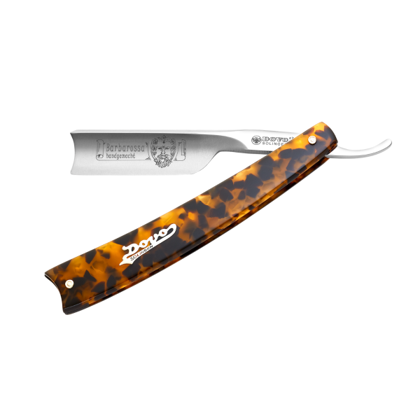 DV-803513, Dovo Straight Razor Barbarossa, 5/8”, carbon, 1/1 full hollow, Spanish head - Image 2