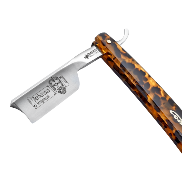 DV-803513, Dovo Straight Razor Barbarossa, 5/8”, carbon, 1/1 full hollow, Spanish head - Image 3