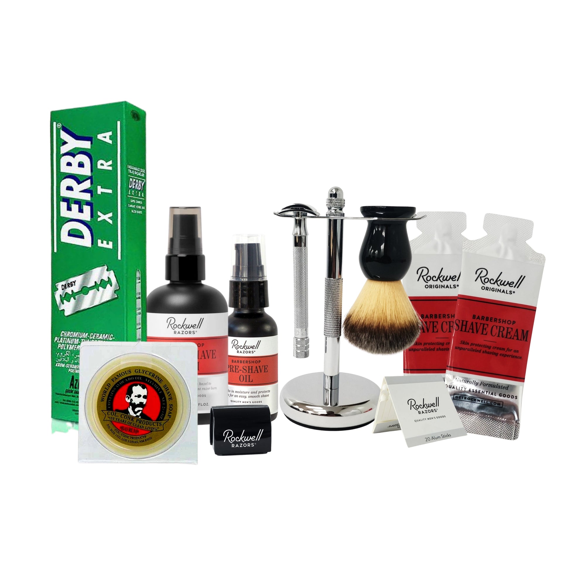 9pc SHAVING KIT WITH MERKUR 25C - Eco-friendly - Sama Homes