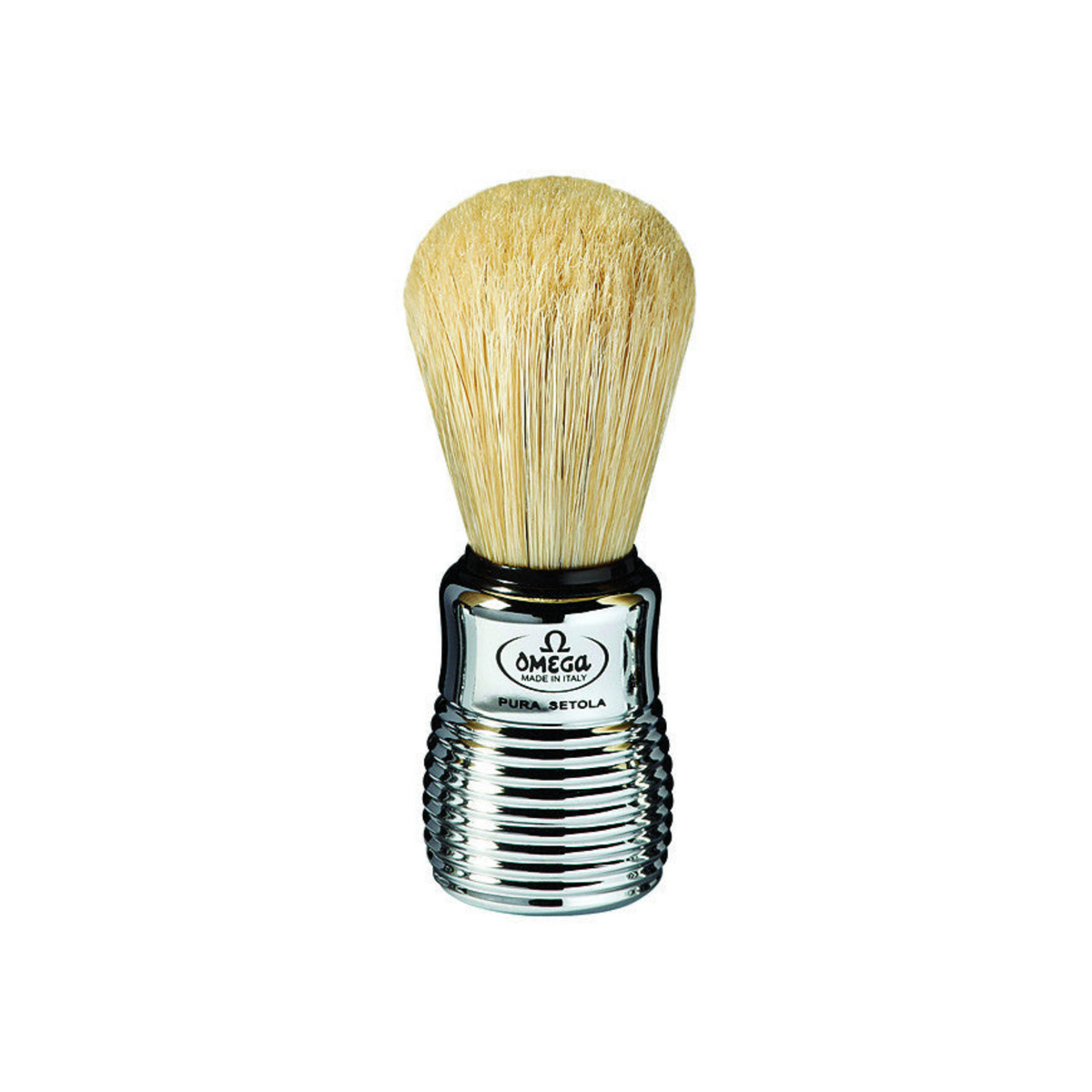 Omega Boar Bristle Shaving Brush With Chromed Plastic Handle by Omega - Shaving Brushes (View 2)