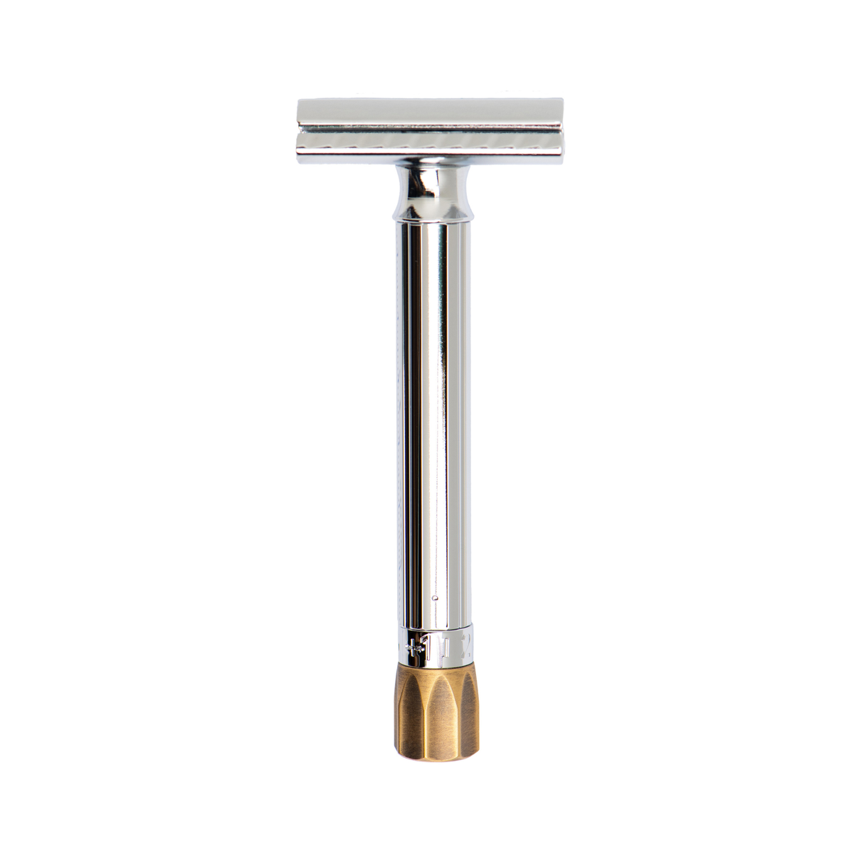 MERKUR 510 Progress, Adjustable Safety Razor With Antique Brass Metal Knob by Merkur - Safety Razor
