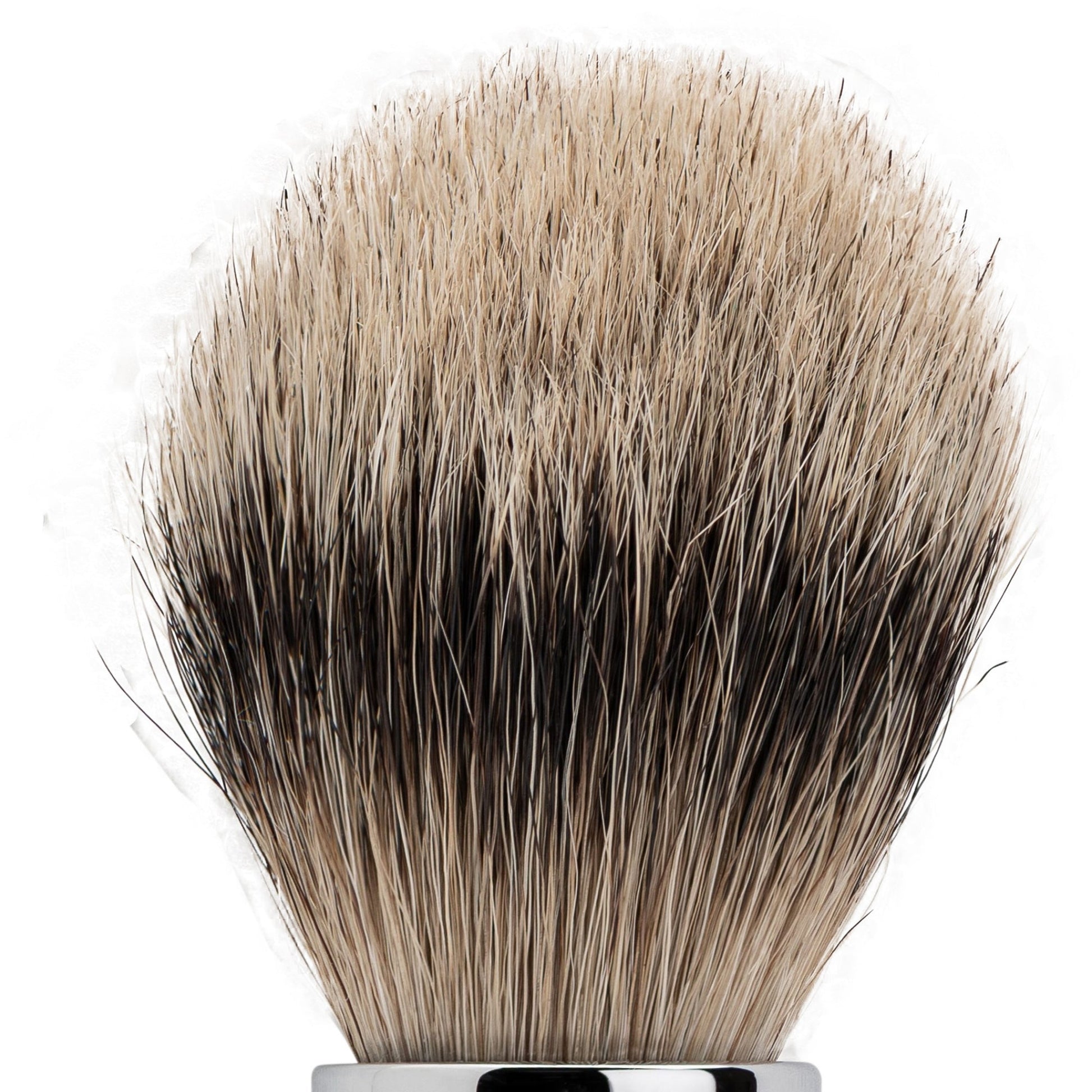 Merkur Shaving Brush, Badger Hair Silver Tip, Bright Chrome, MK-1701001 by Merkur - Shaving Brushes (View 3)