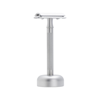 Merkur Razor Set 2-pieces (Razor 22 002 and Stand 4005 002), Matt Chrome, MK-2281002 by Merkur - Double Edge Safety Razors (View 3)