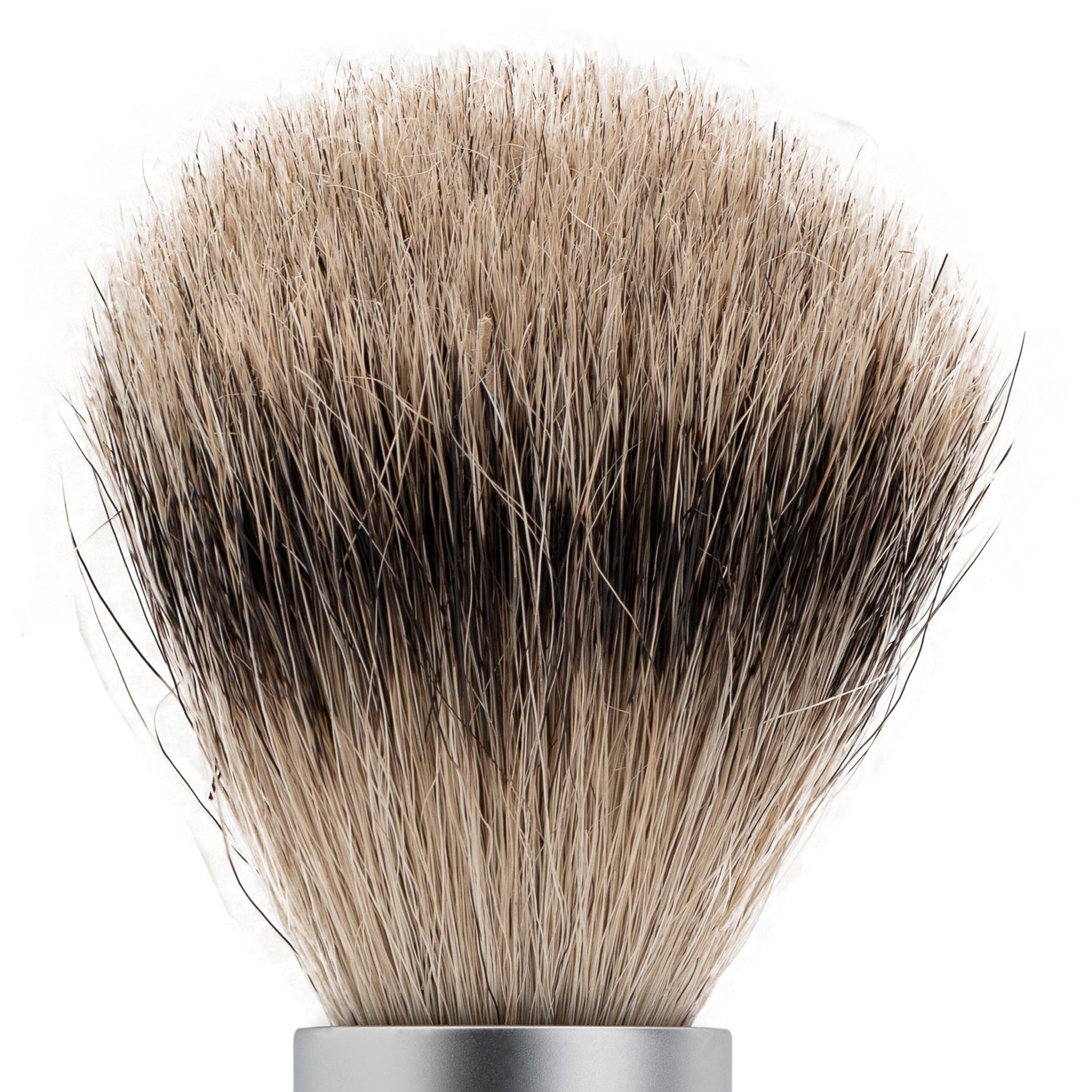 Merkur Shaving Brush, Badger Hair, Silver Tip, Matt Chrome, MK-1700002 by Merkur - Shaving Brushes (View 2)