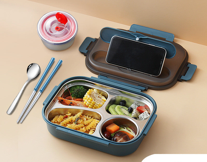 304 Stainless Steel Lunch Box, Fresh-keeping Box With Soup Cup, Insulated Lunch Box – Image 14 - Image 14