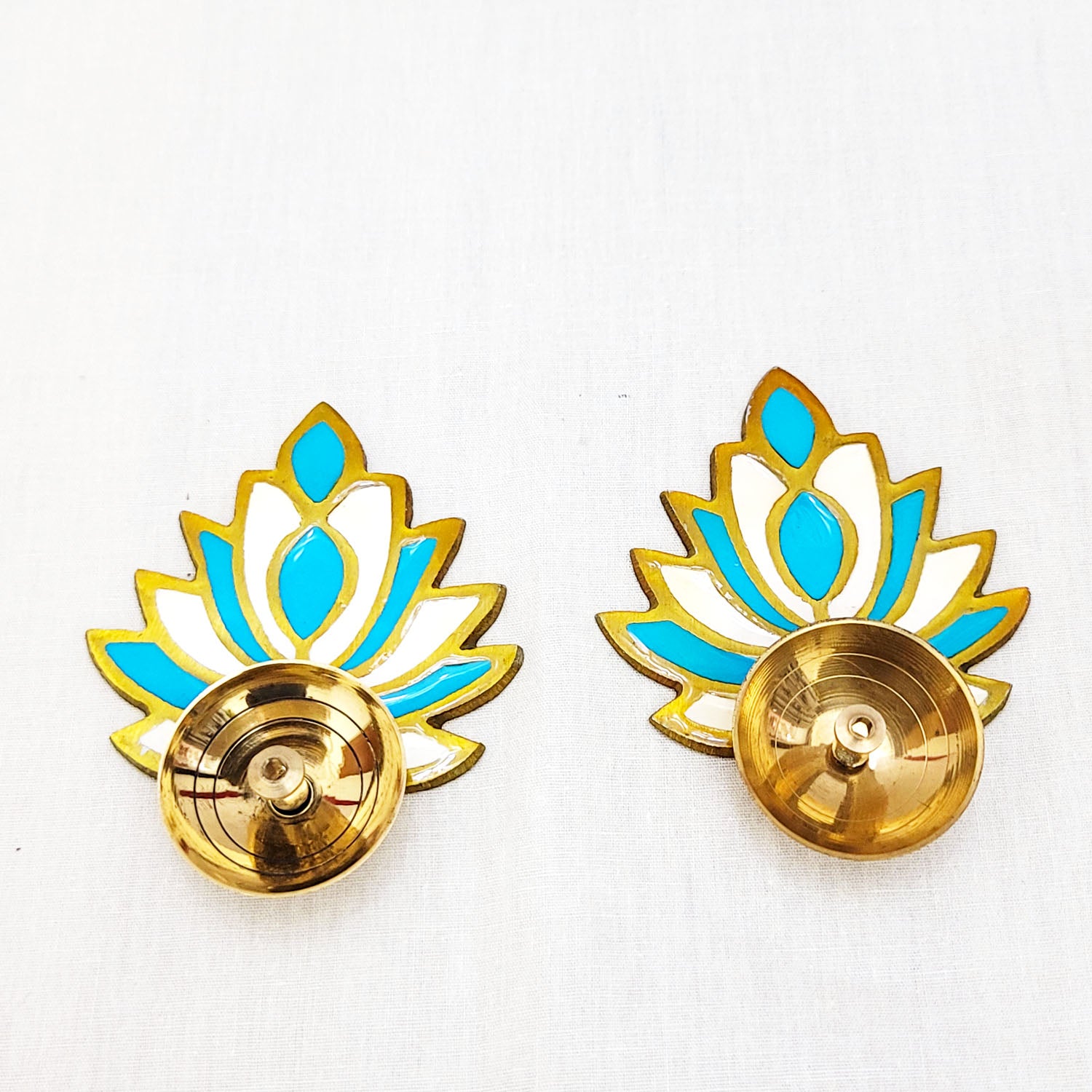 Brass Oil Diya For Pooja - Image 7