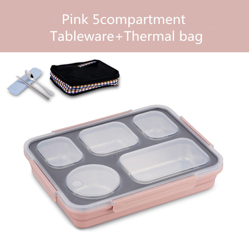 304 Stainless Steel Insulated lunch Box Student Lunch Box With Lid – Image 12 - Image 12