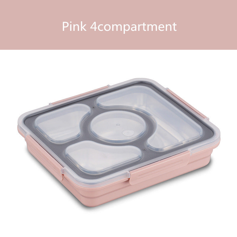 304 Stainless Steel Insulated lunch Box Student Lunch Box With Lid – Image 8 - Image 8