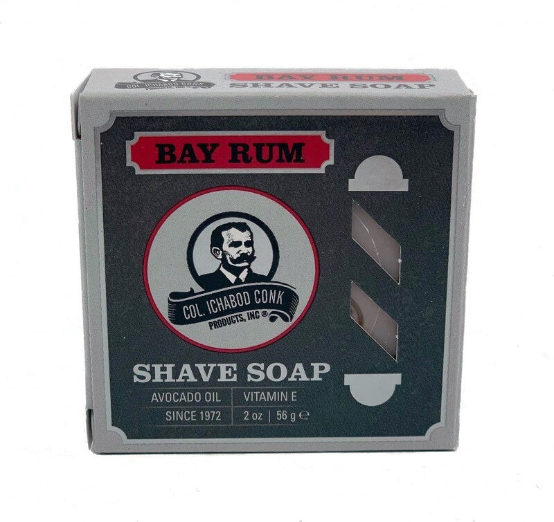 Col. Conk Bay Rum Soap - 2 oz - 2.4" diameter - Eco-friendly - Sama Homes