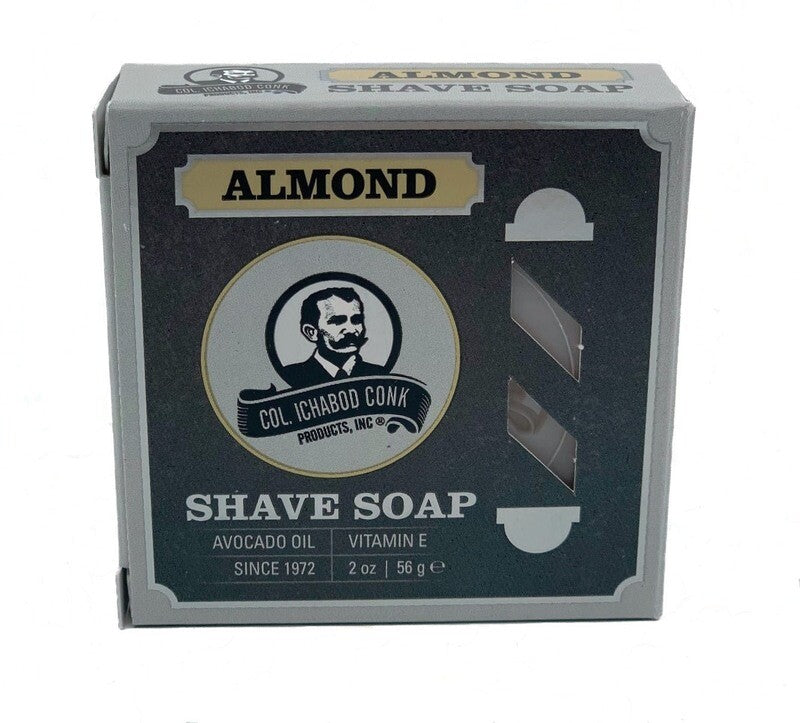 Col. Conk Almond Soap - 2 oz - 2.4" diameter - Eco-friendly - Sama Homes