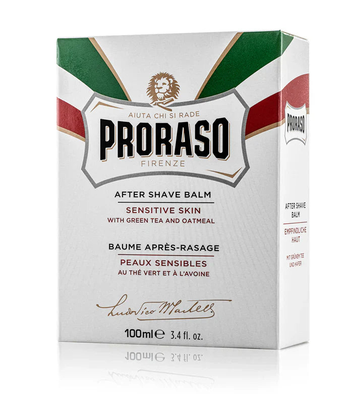 Proraso Aftershave Balm Sensitive Skin with Green Tea and Oatmeal 100ML - Image 2