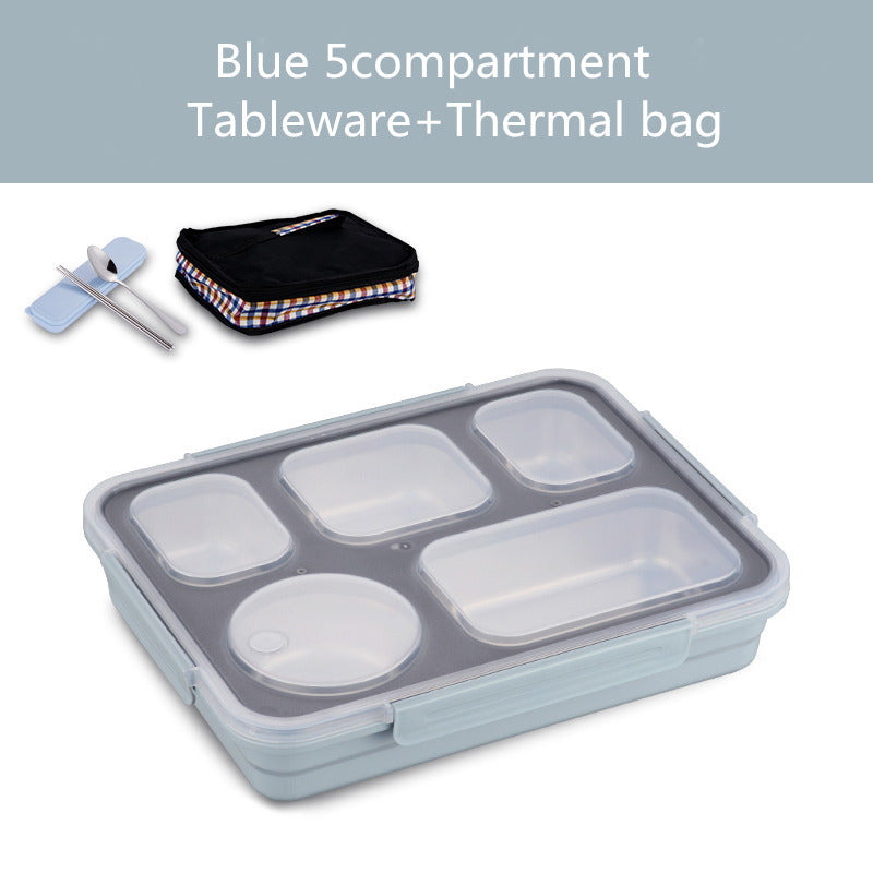 304 Stainless Steel Insulated lunch Box Student Lunch Box With Lid – Image 19 - Image 19