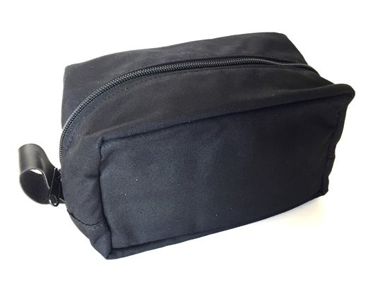 Black Zipper Travel Bag - Dopp Kit - Eco-friendly - Sama Homes