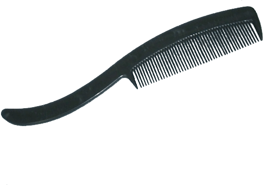 Mini Moustache Comb - Black Handle - Eco-friendly - Sama Homes
