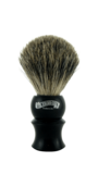 Col. Conk Badger Travel Shave Brush, H:140, K:21, Brushed Aluminium Handle & Case - Eco-friendly - Sama Homes
