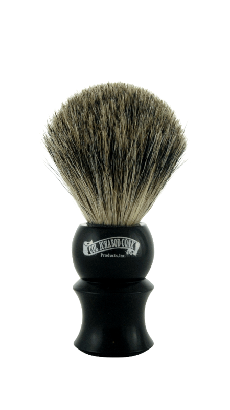 Col. Conk Badger Shaving Brush, H:102, Black Plastic Handle - Eco-friendly - Sama Homes