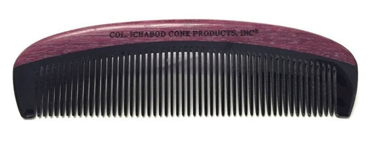Col. Conk Violet Sandalwood Horn Comb - 5" Anti-Static