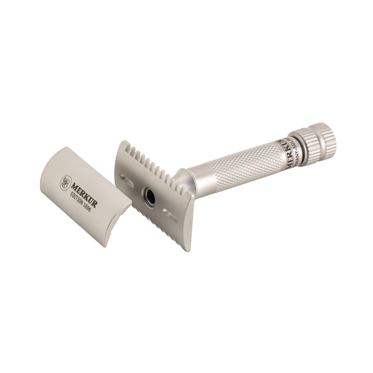 MERKUR Safety Razor 11 INOX Edition 1896 In Satin Stainless Steel