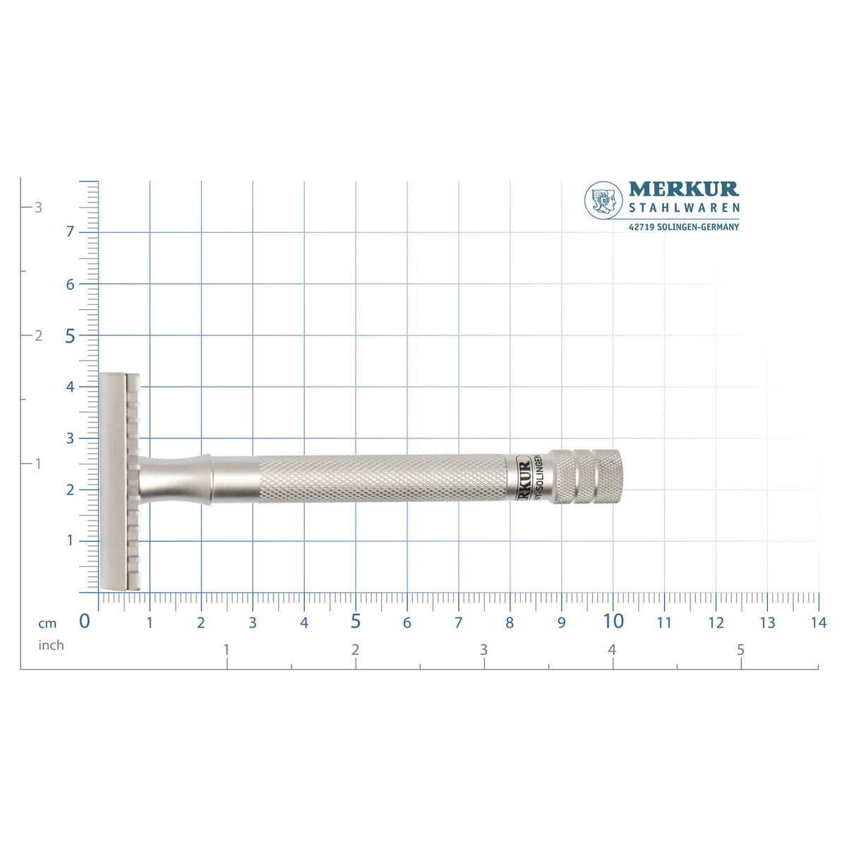 MERKUR 25 INOX Safety Razor: The Classic Model with a Stainless Steel open Comb by Merkur - Safety Razor (View 4)