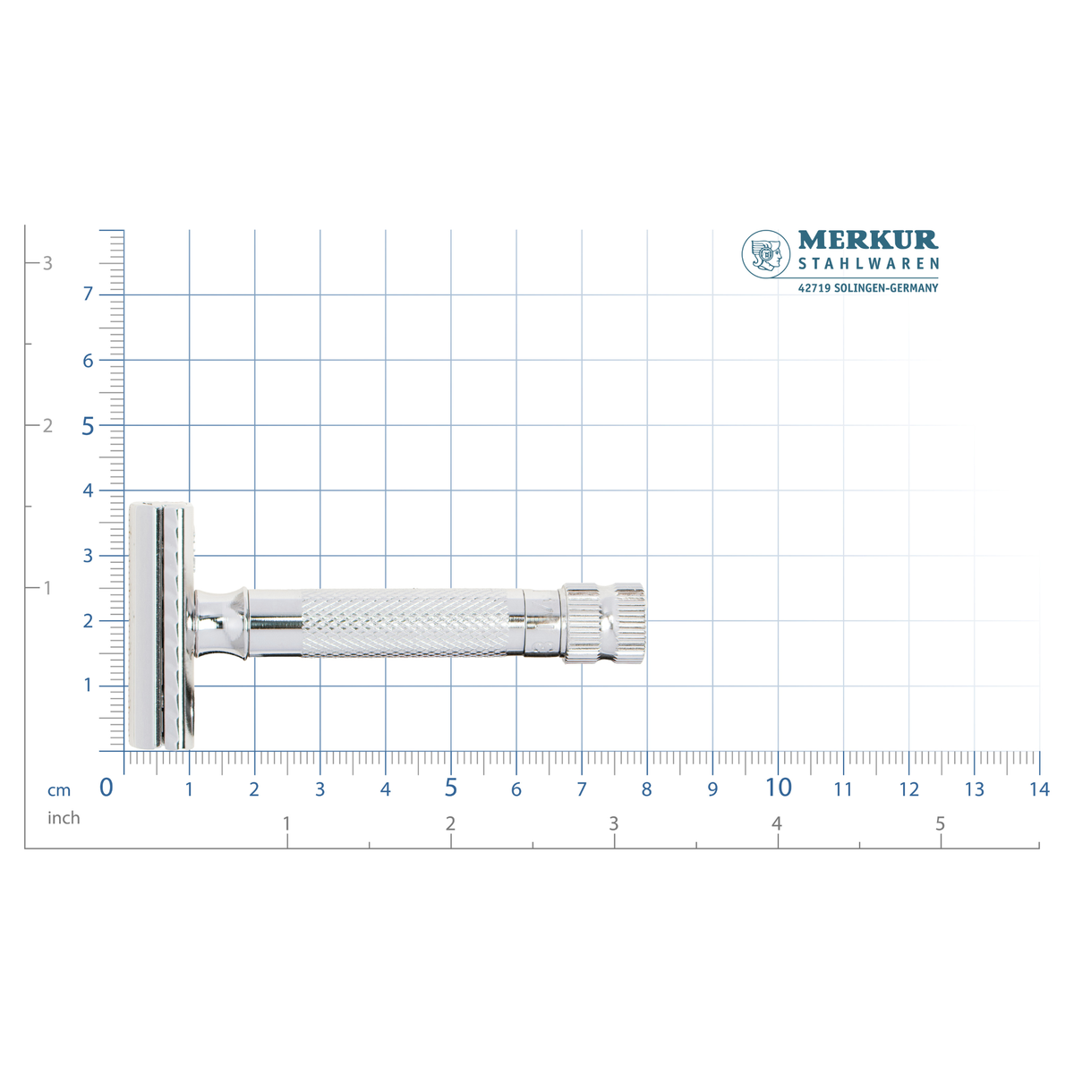 MERKUR 34 ADJ, adjustable Safety Razor in Bright Chrome