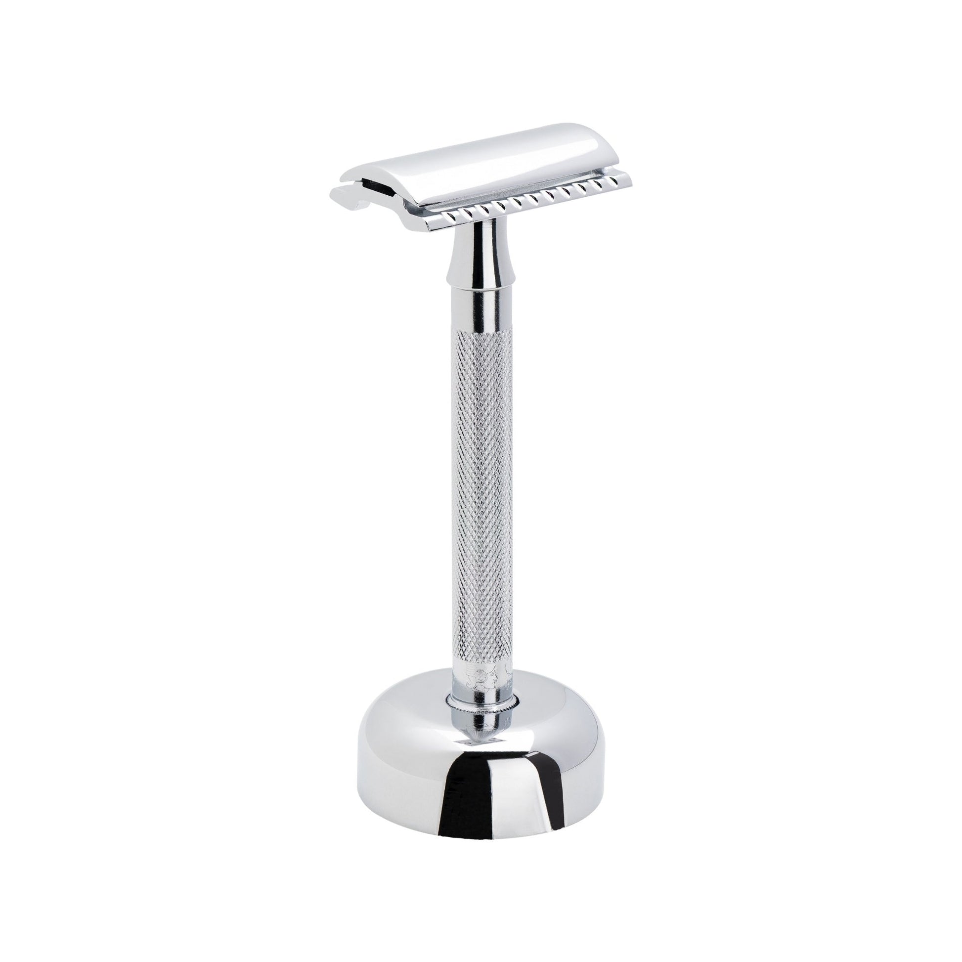 Merkur Razor Set 2-pieces ( Razor 23 001, and Stand 4005 001), Bright Chrome, MK-2381001 by Merkur - Double Edge Safety Razors (View 6)