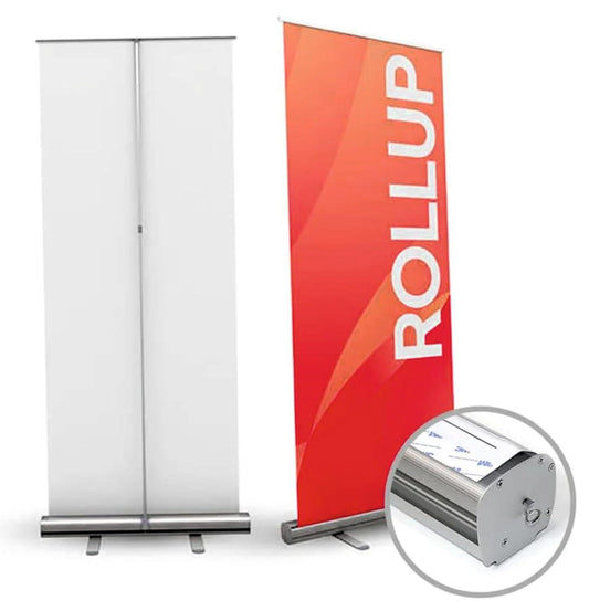 Folding Lightweight Advertising Roll Up Standees - Sama Homes