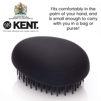 Kent Pebble Matt Black by Kent - Hair Brushes