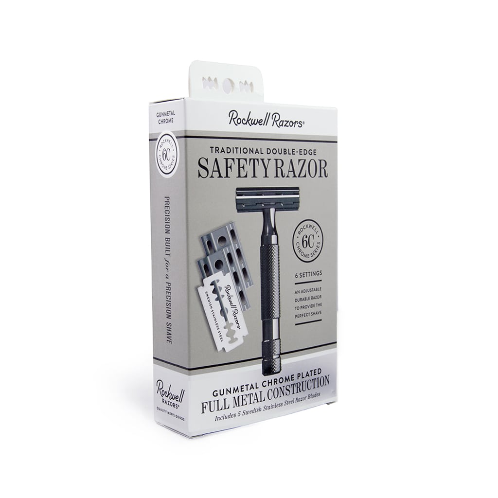 Rockwell 6C Adjustable Safety Razor - Gunmetal Chrome (Beginner Friendly) - Image 3