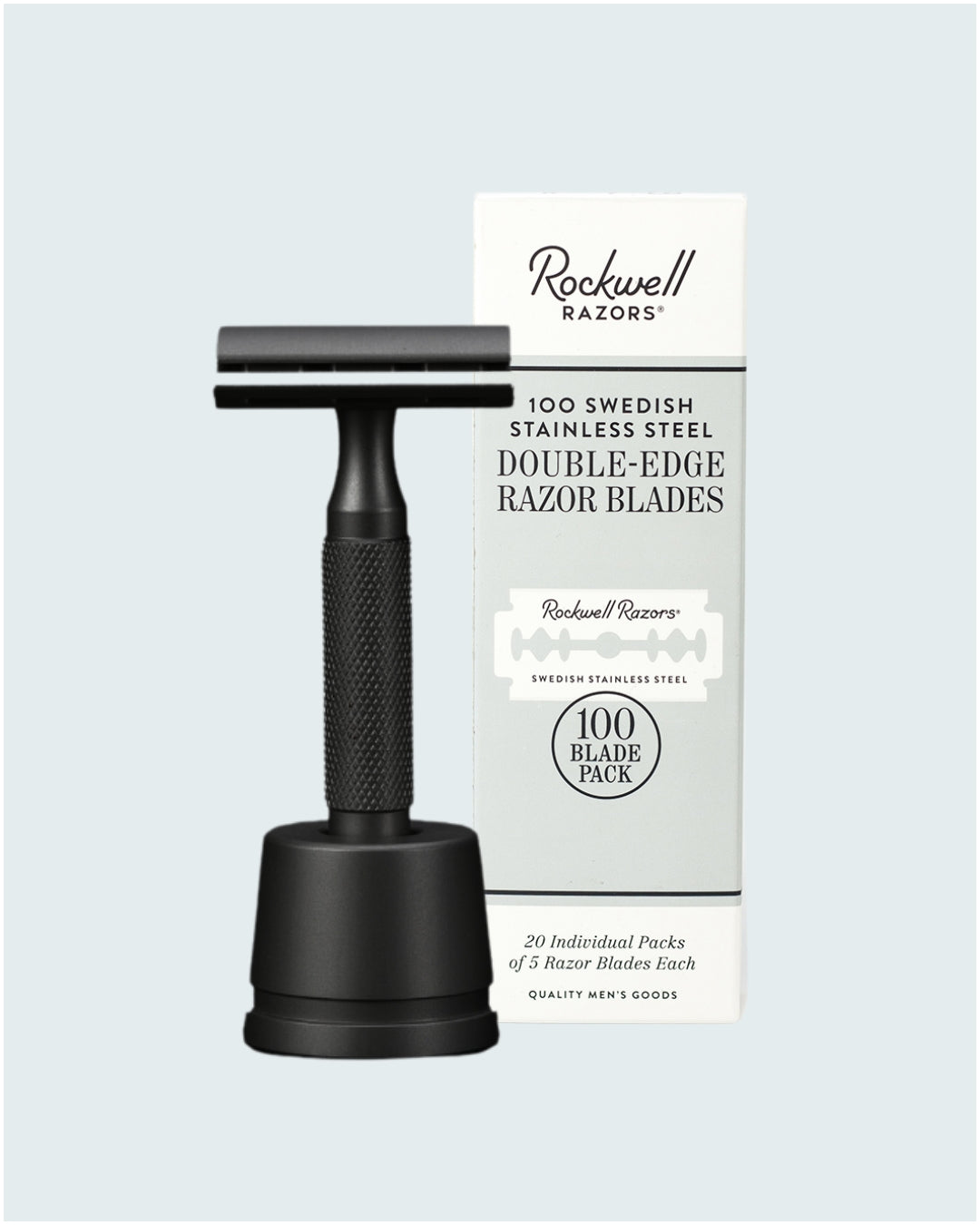 The Rockwell 6S 2-Year Shave Kit | Stainless Steel Razor & Blade Supply