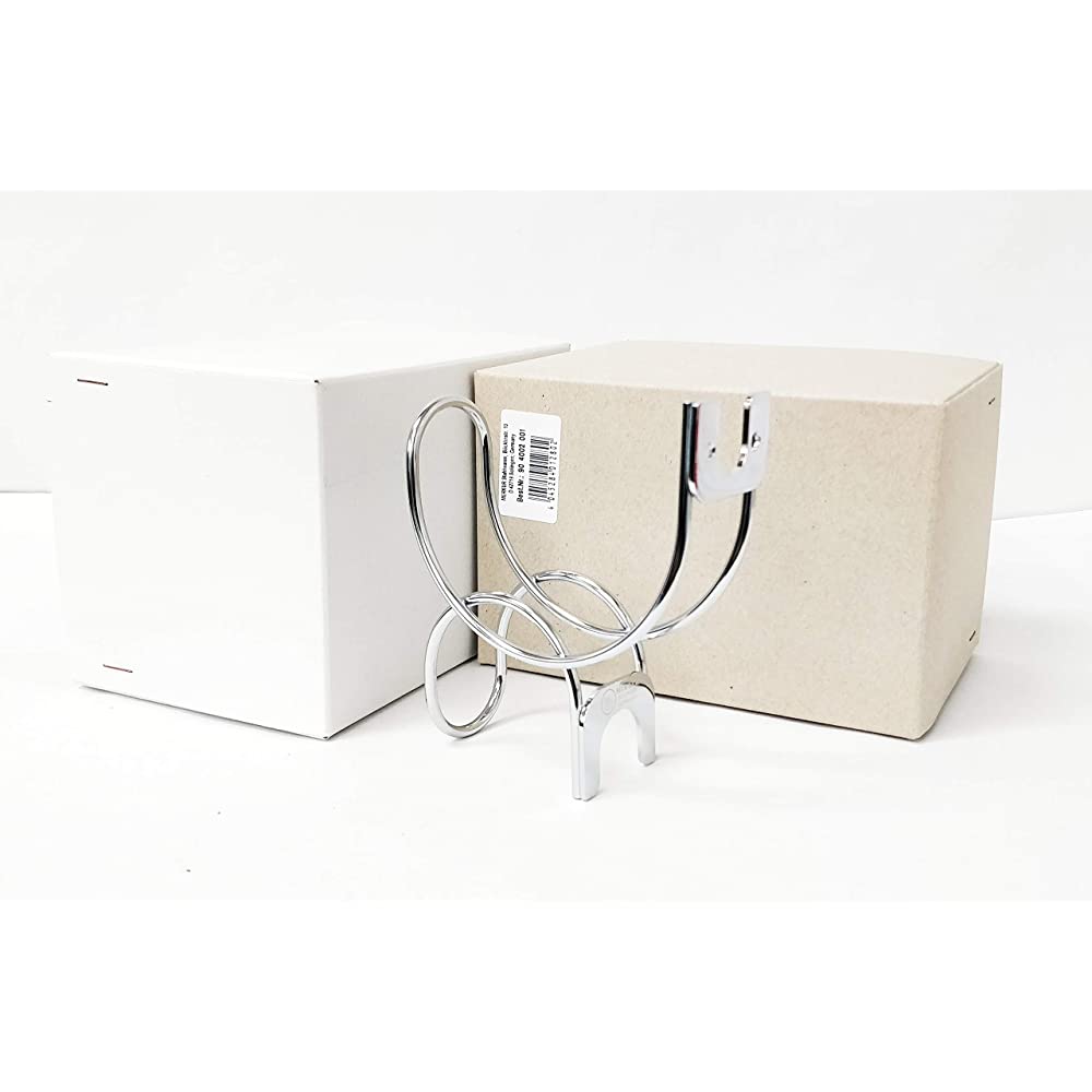 Merkur Curved Stand for DE Safety Razor and Shaving Stand, Chrome - Image 2