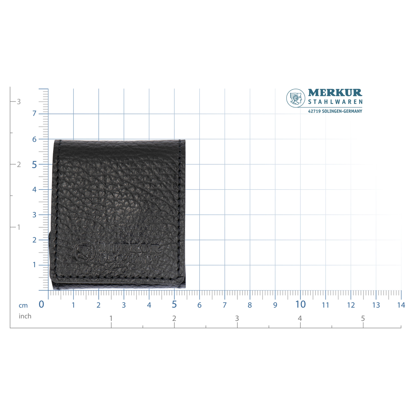 MERKUR Safety Razor 933 INOX Travel Razor & Case