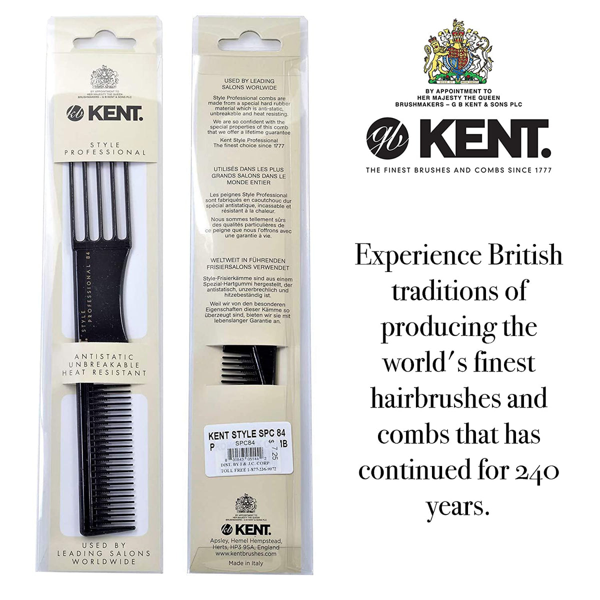 Kent 190MM 5 PRONG FORK COMB by Kent - Hair Combs (View 5)