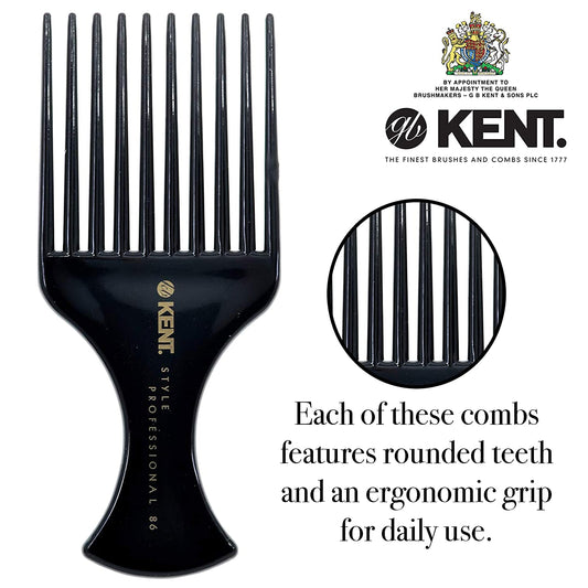 Kent 10 PRONGED AFRO COMB