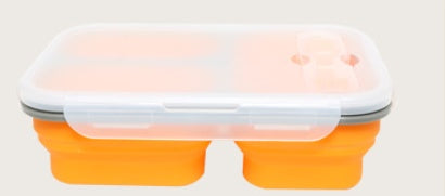 Outdoor Tableware Silicone Folding Lunch Box Portable Sealed Lunch – Image 4 - Image 4