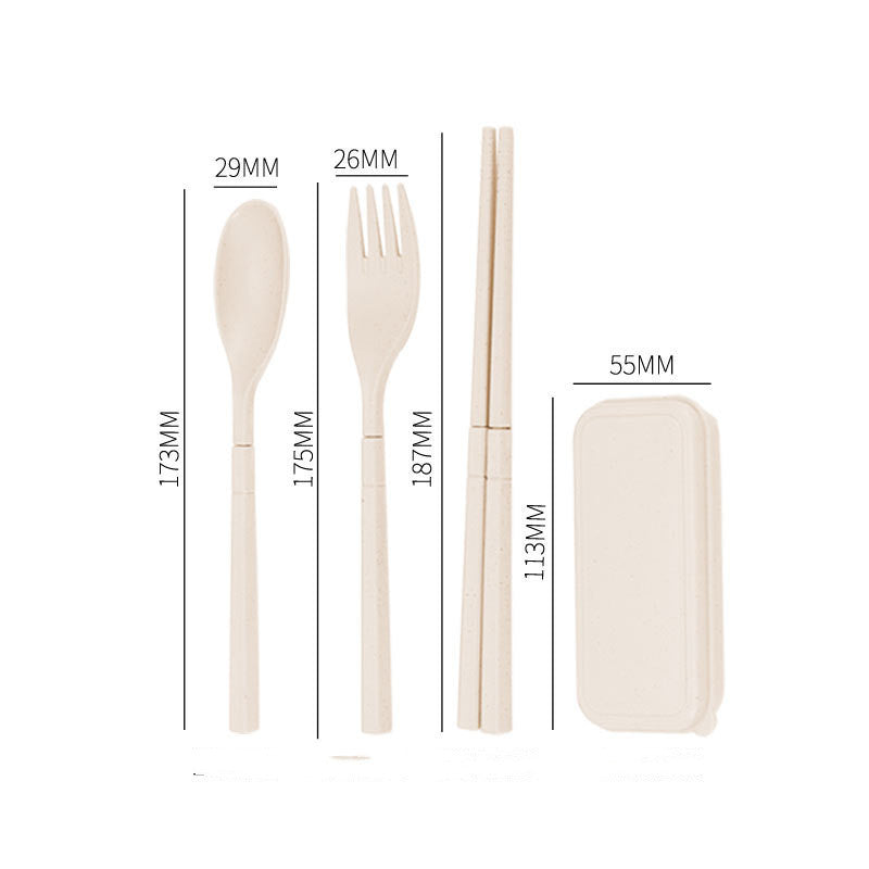 Cutlery Knife Fork Spoon Chopsticks Set Storage Box Five Piece Set – Image 8 - Image 8