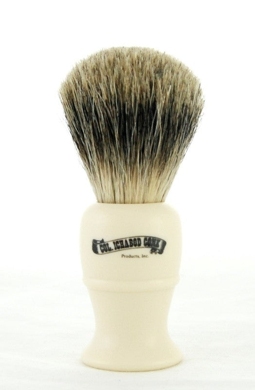 Col. Conk Badger Shaving Brush, H:108, K:21, Cream Handle - Eco-friendly - Sama Homes