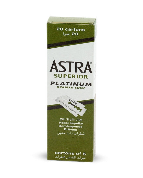 Astra Superior Platinum Blades (100 Pack) - The Barber's Standard - Eco-friendly - Sama Homes