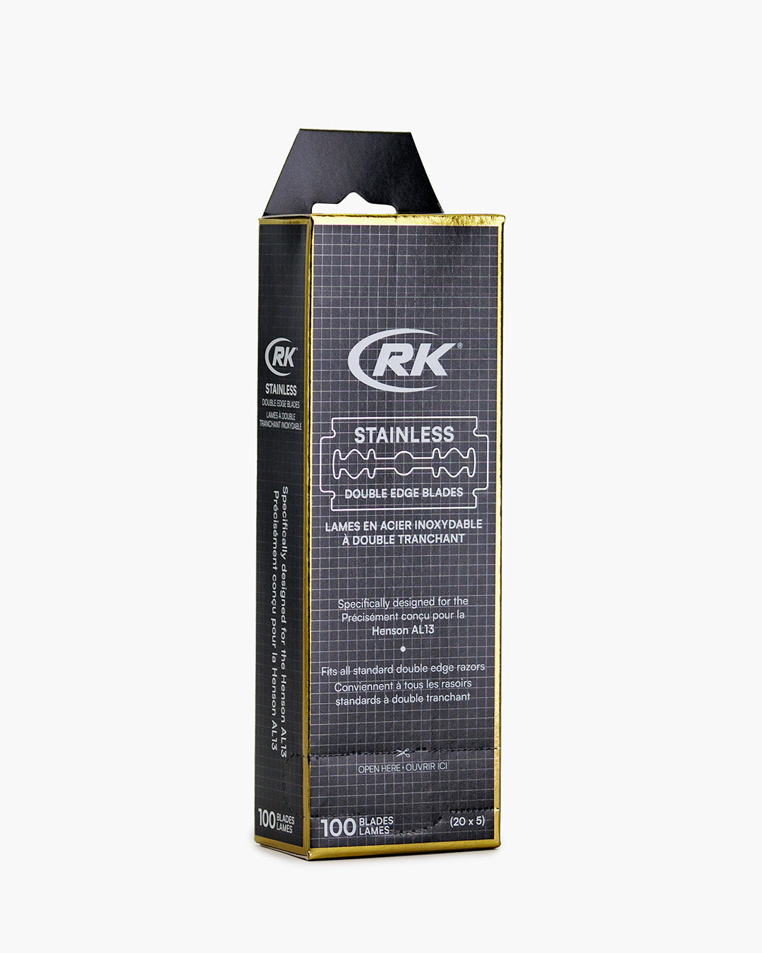 RK Shaving 500 Stainless Steel DE Razor Blades – Samahomes.ca - Eco-friendly - Sama Homes