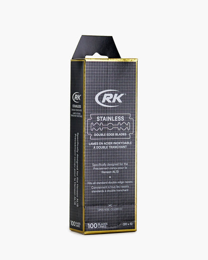 RK Shaving 500 Stainless Steel DE Razor Blades – Samahomes.ca