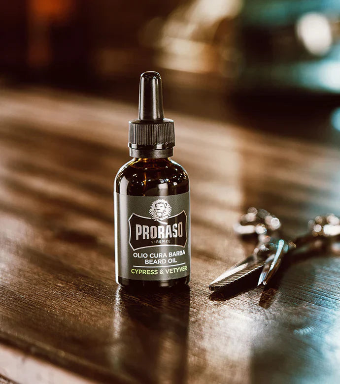 Proraso Beard Oil Cypress & Vetyver 30ML - Image 2
